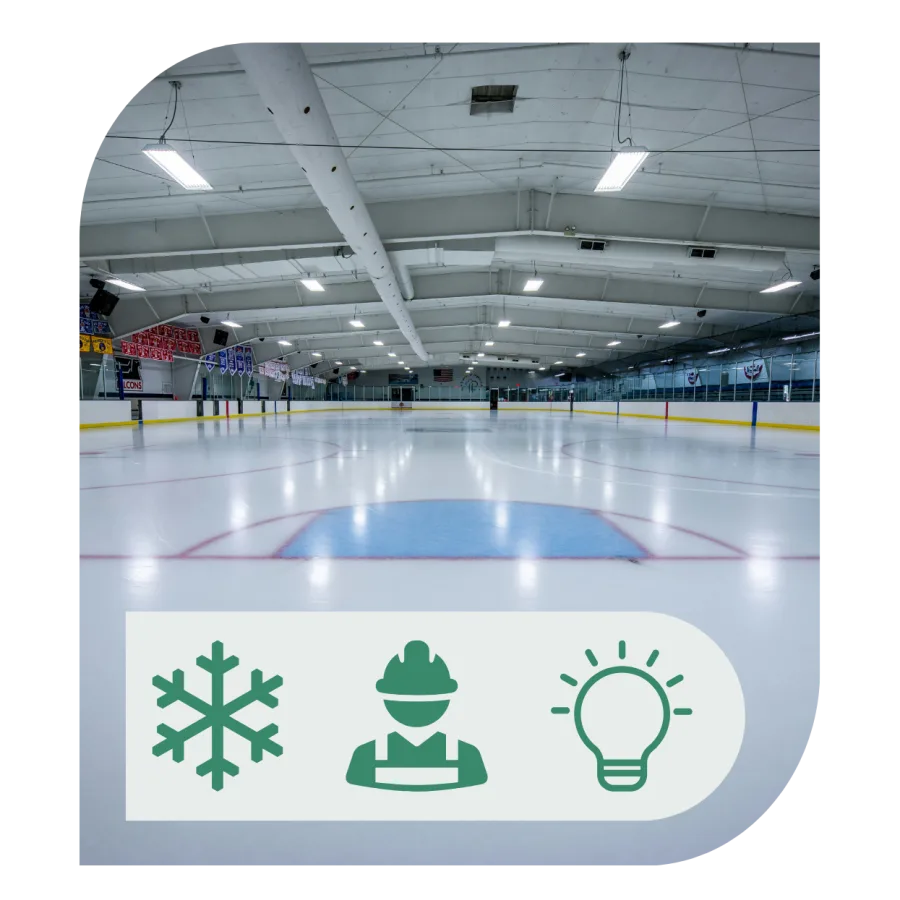 Ice rink graphic